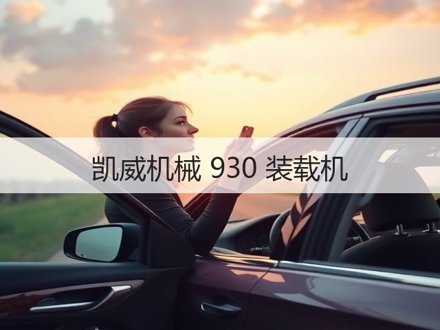 凯威机械 930 装载机(图2) 凯威机械 930 装载机(图2)