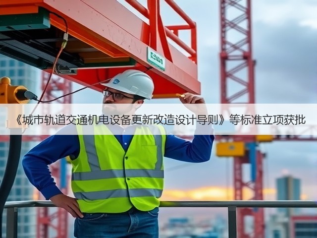 《城市轨道交通机电设备更新改造设计导则》等标准立项获批(图1) 《城市轨道交通机电设备更新改造设计导则》等标准立项获批(图1)
