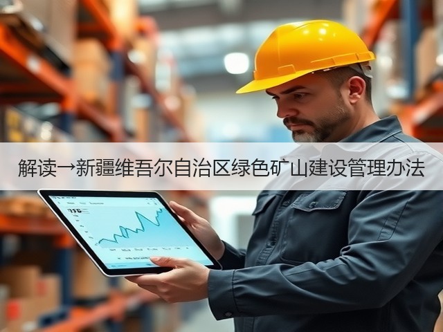 解读→新疆维吾尔自治区绿色矿山建设管理办法(图1) 解读→新疆维吾尔自治区绿色矿山建设管理办法(图1)