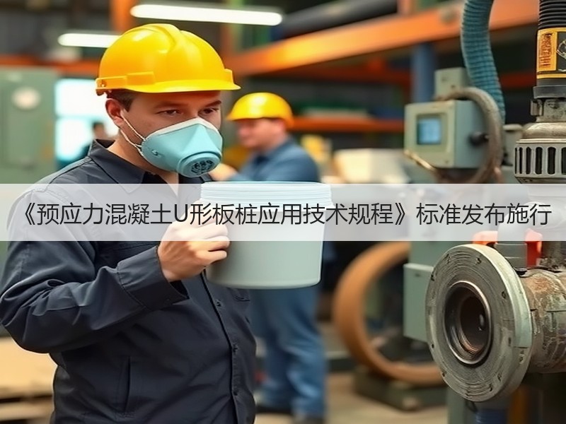 《预应力混凝土U形板桩应用技术规程》标准发布施行