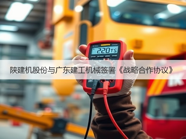 陕建机股份与广东建工机械签署《战略合作协议》(图3) 陕建机股份与广东建工机械签署《战略合作协议》(图3)