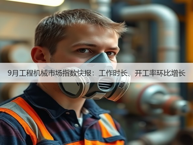9月工程机械市场指数快报:工作时长、开工率环比增长(图2) 9月工程机械市场指数快报:工作时长、开工率环比增长(图2)