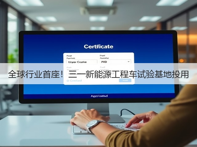全球行业首座!三一新能源工程车试验基地投用(图2) 全球行业首座!三一新能源工程车试验基地投用(图2)