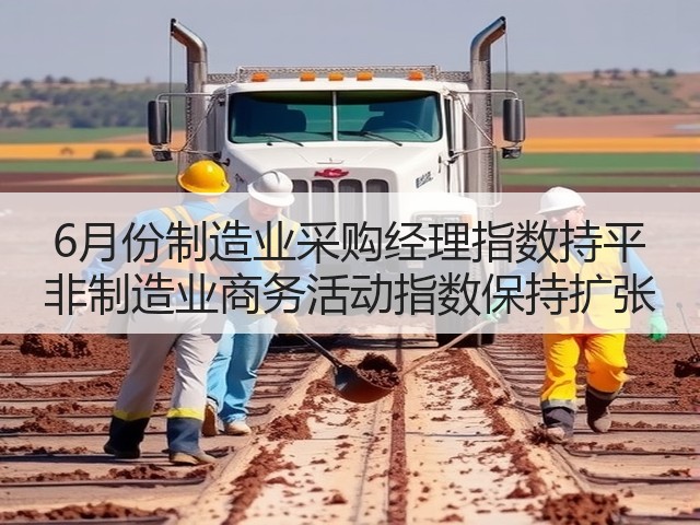 6月份制造业采购经理指数持平 非制造业商务活动指数保持扩张(图1) 6月份制造业采购经理指数持平 非制造业商务活动指数保持扩张(图1)