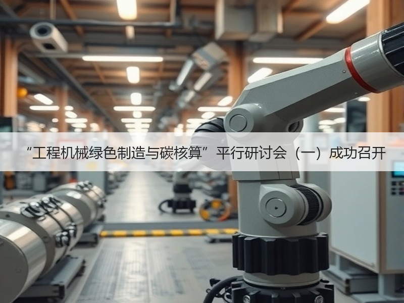 “工程机械绿色制造与碳核算”平行研讨会(一)成功召开 “工程机械绿色制造与碳核算”平行研讨会(一)成功召开