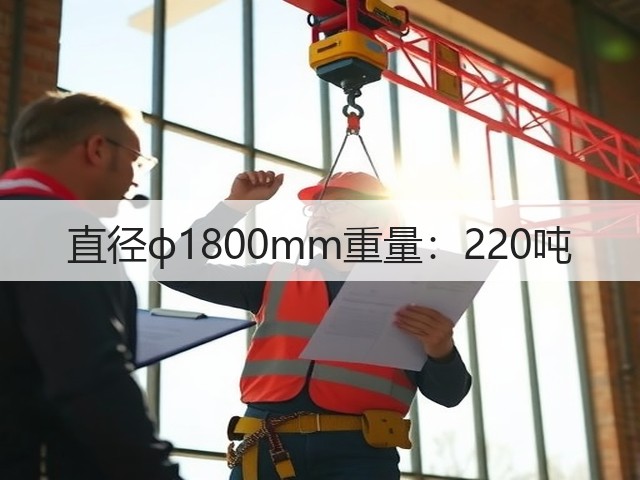 直径ф1800mm重量：220吨(图2)