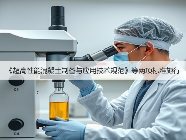 《超高性能混凝土制备与应用技术规范》等两项标准施行(图3)