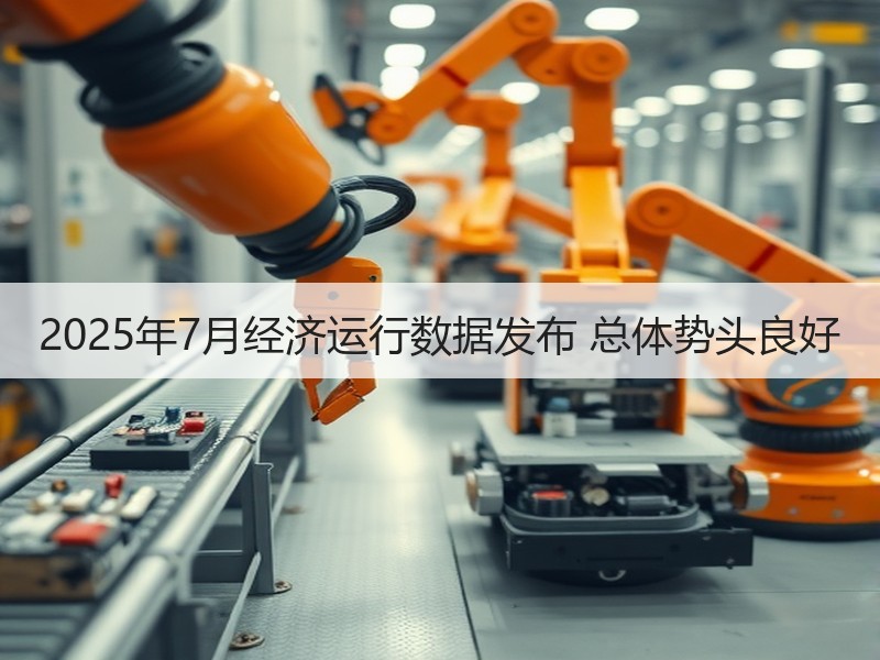 2025年7月经济运行数据发布 总体势头良好 2025年7月经济运行数据发布 总体势头良好