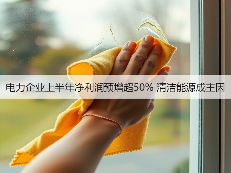 电力企业上半年净利润预增超50% 清洁能源成主因 电力企业上半年净利润预增超50% 清洁能源成主因