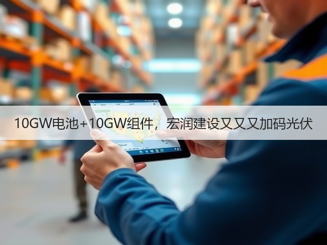 10GW电池+10GW组件，宏润建设又又又加码光伏(图2)