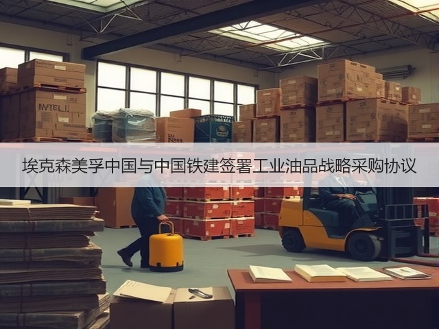 埃克森美孚中国与中国铁建签署工业油品战略采购协议(图3)