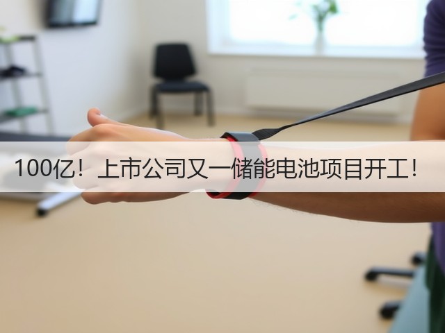 100亿！上市公司又一储能电池项目开工！(图3)