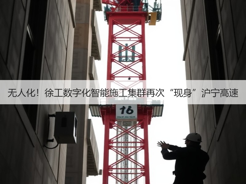 无人化！徐工数字化智能施工集群再次“现身”沪宁高速