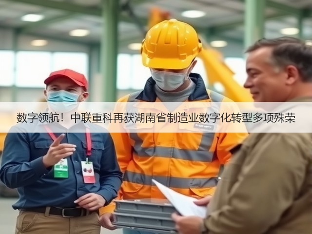 数字领航!中联重科再获湖南省制造业数字化转型多项殊荣(图3) 数字领航!中联重科再获湖南省制造业数字化转型多项殊荣(图3)