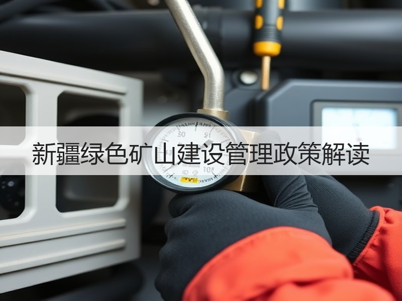 新疆绿色矿山建设管理政策解读