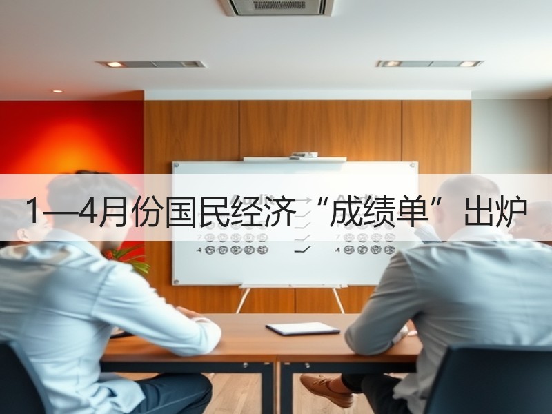 1—4月份国民经济“成绩单”出炉 1—4月份国民经济“成绩单”出炉