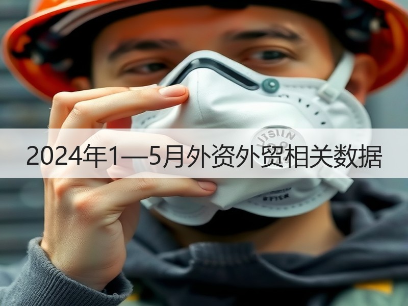 2024年1—5月外资外贸相关数据 2024年1—5月外资外贸相关数据