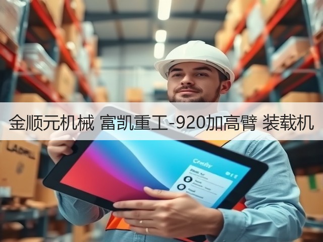 金顺元机械 富凯重工-920加高臂 装载机(图2)