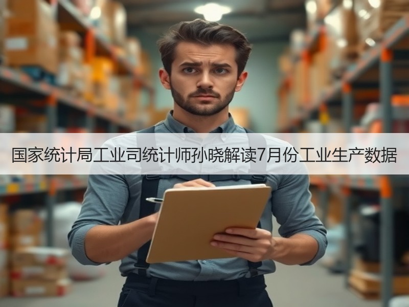 国家统计局工业司统计师孙晓解读7月份工业生产数据