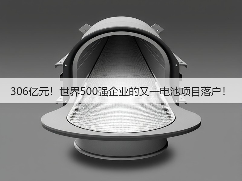 306亿元！世界500强企业的又一电池项目落户！