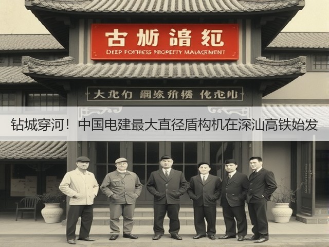 钻城穿河!中国电建最大直径盾构机在深汕高铁始发(图3) 钻城穿河!中国电建最大直径盾构机在深汕高铁始发(图3)