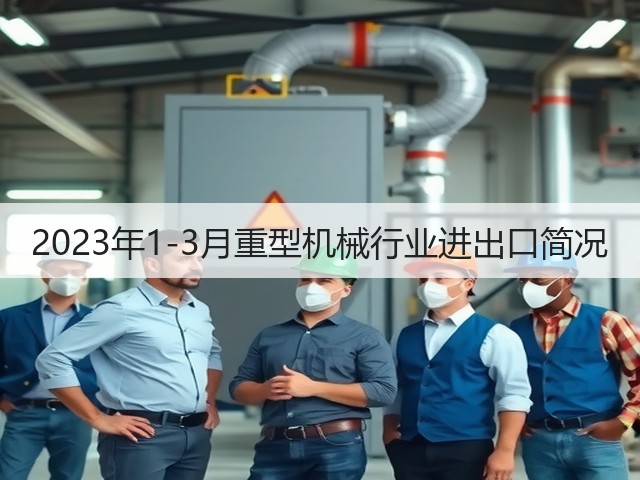 2023年1-3月重型机械行业进出口简况(图2) 2023年1-3月重型机械行业进出口简况(图2)