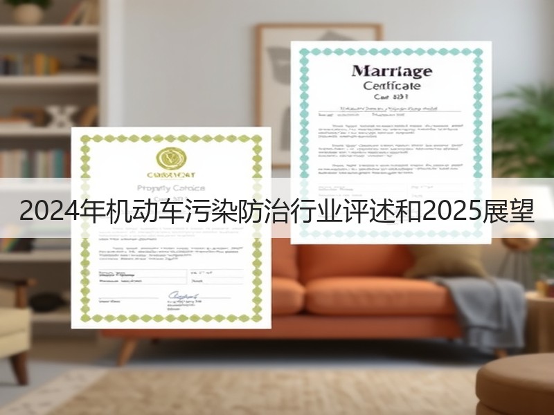 2024年机动车污染防治行业评述和2025展望