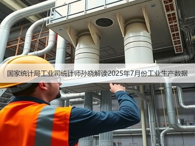 国家统计局工业司统计师孙晓解读2025年7月份工业生产数据(图1)