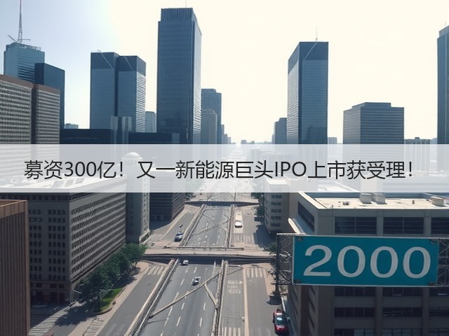 募资300亿!又一新能源巨头IPO上市获受理!(图2) 募资300亿!又一新能源巨头IPO上市获受理!(图2)