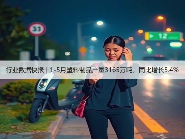 行业数据快报 | 1-5月塑料制品产量3165万吨，同比增长5.4%(图3)