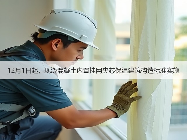 12月1日起，现浇混凝土内置挂网夹芯保温建筑构造标准实施(图3)