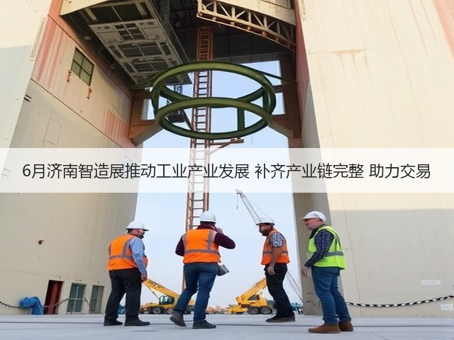 6月济南智造展推动工业产业发展 补齐产业链完整 助力交易(图1)