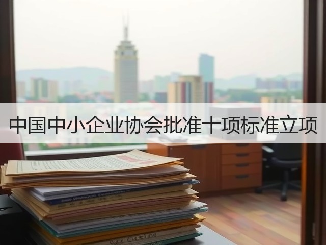 中国中小企业协会批准十项标准立项(图3)
