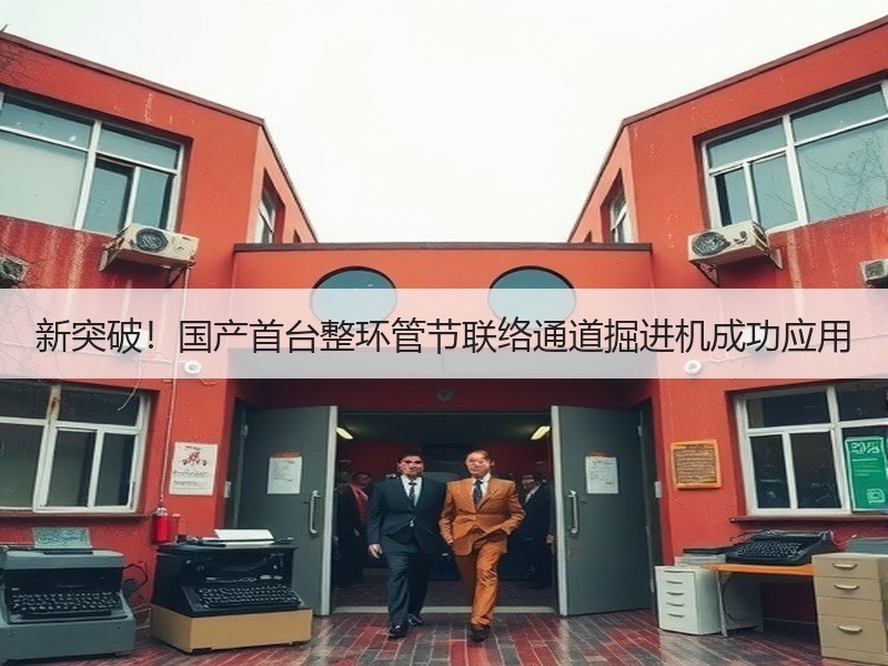 新突破!国产首台整环管节联络通道掘进机成功应用 新突破!国产首台整环管节联络通道掘进机成功应用