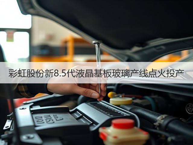 彩虹股份新8.5代液晶基板玻璃产线点火投产(图2) 彩虹股份新8.5代液晶基板玻璃产线点火投产(图2)