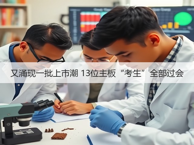 又涌现一批上市潮 13位主板“考生”全部过会(图3) 又涌现一批上市潮 13位主板“考生”全部过会(图3)