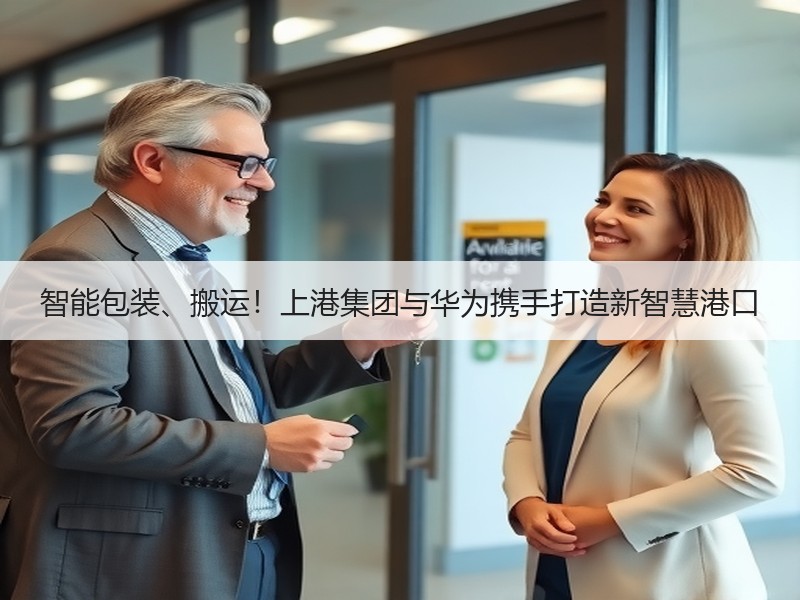 智能包装、搬运！上港集团与华为携手打造新智慧港口