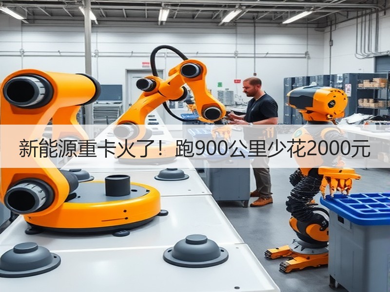 新能源重卡火了!跑900公里少花2000元 新能源重卡火了!跑900公里少花2000元