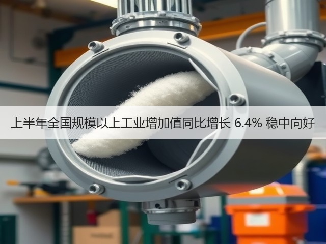 上半年全国规模以上工业增加值同比增长 6.4% 稳中向好(图2) 上半年全国规模以上工业增加值同比增长 6.4% 稳中向好(图2)
