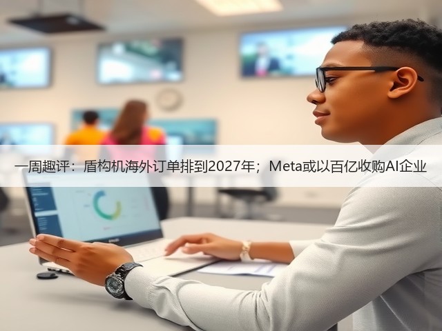 一周趣评:盾构机海外订单排到2027年;Meta或以百亿收购AI企业(图3) 一周趣评:盾构机海外订单排到2027年;Meta或以百亿收购AI企业(图3)