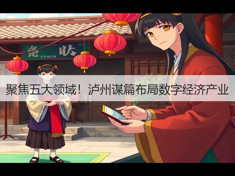 聚焦五大领域！泸州谋篇布局数字经济产业