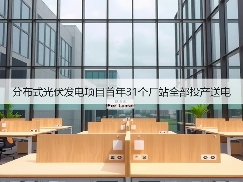 分布式光伏发电项目首年31个厂站全部投产送电