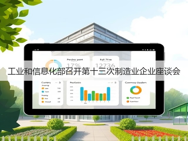 工业和信息化部召开第十三次制造业企业座谈会(图3)