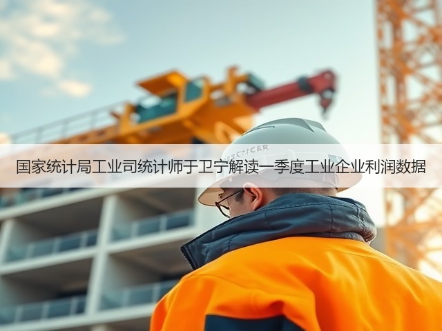 国家统计局工业司统计师于卫宁解读一季度工业企业利润数据(图2) 国家统计局工业司统计师于卫宁解读一季度工业企业利润数据(图2)