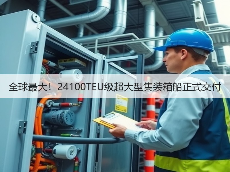 全球最大!24100TEU级超大型集装箱船正式交付 全球最大!24100TEU级超大型集装箱船正式交付