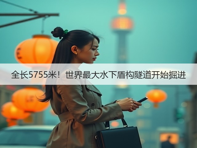 全长5755米!世界最大水下盾构隧道开始掘进(图1) 全长5755米!世界最大水下盾构隧道开始掘进(图1)
