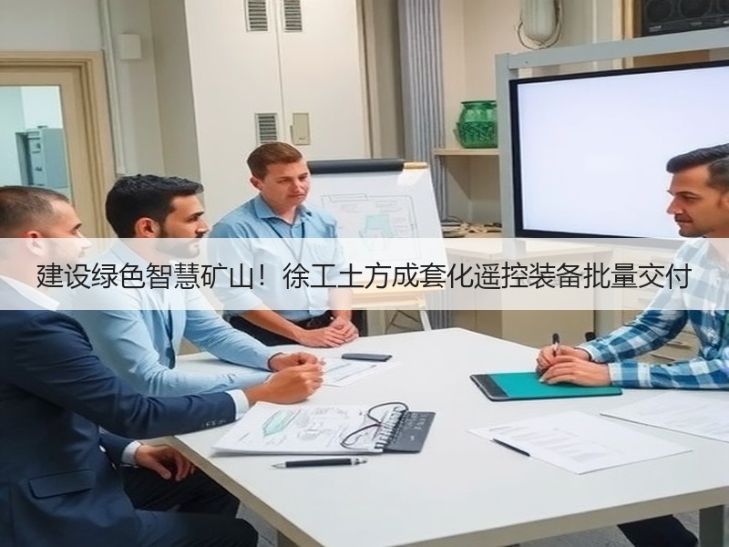 建设绿色智慧矿山!徐工土方成套化遥控装备批量交付 建设绿色智慧矿山!徐工土方成套化遥控装备批量交付