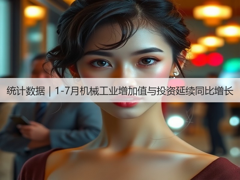 统计数据｜1-7月机械工业增加值与投资延续同比增长