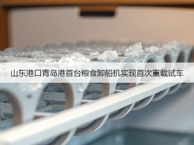 山东港口青岛港首台粮食卸船机实现首次重载试车(图3) 山东港口青岛港首台粮食卸船机实现首次重载试车(图3)