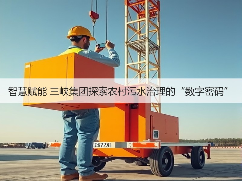 智慧赋能 三峡集团探索农村污水治理的“数字密码” 智慧赋能 三峡集团探索农村污水治理的“数字密码”